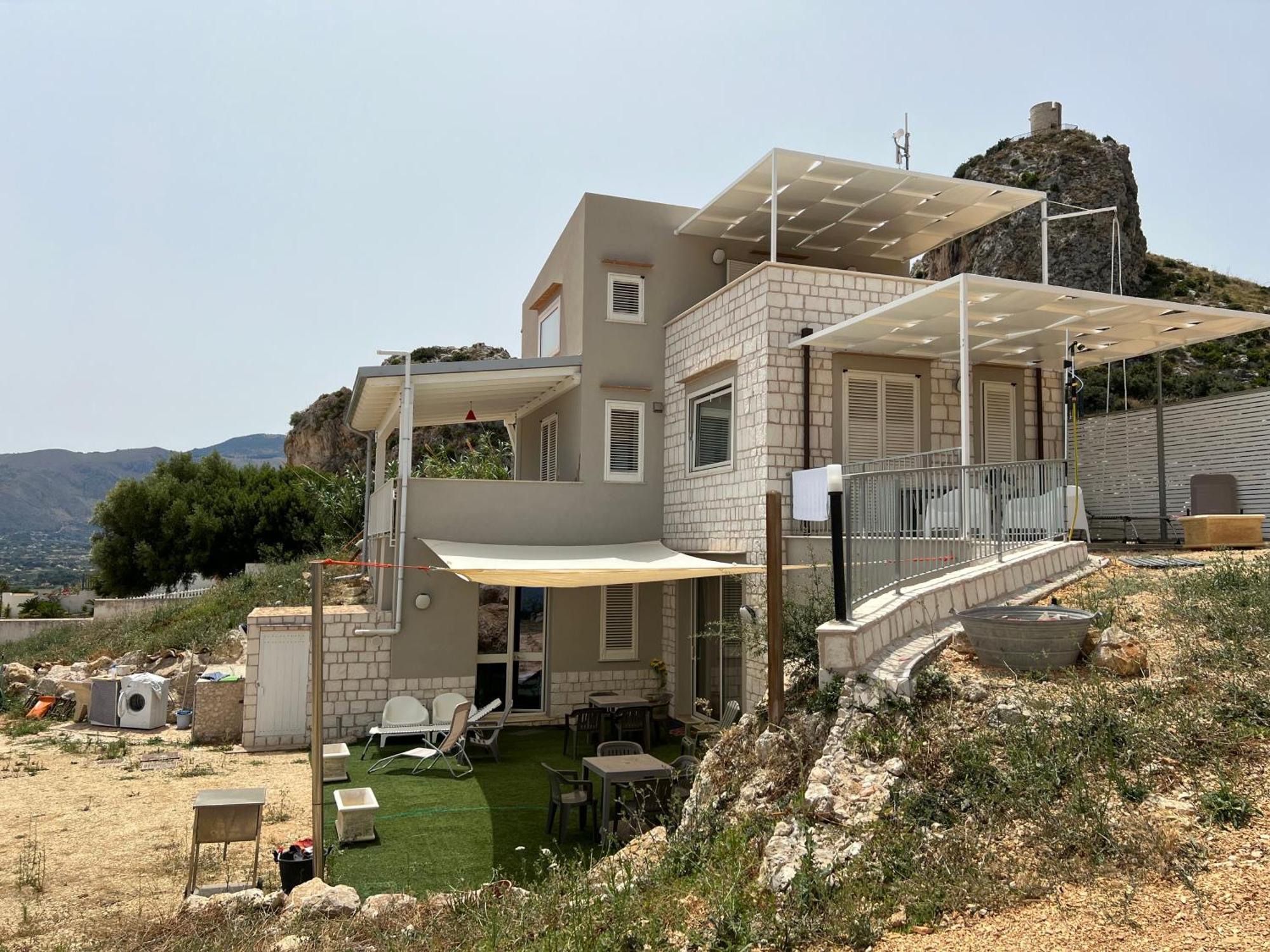 La Finestra Sul Mare Dello Zingaro Villa Scopello  Buitenkant foto