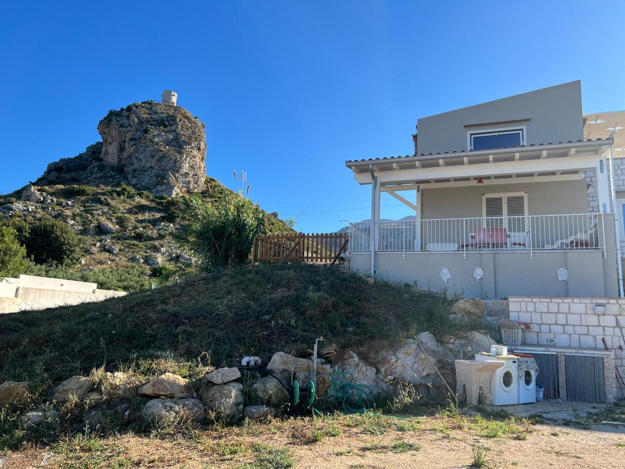 La Finestra Sul Mare Dello Zingaro Villa Scopello  Buitenkant foto