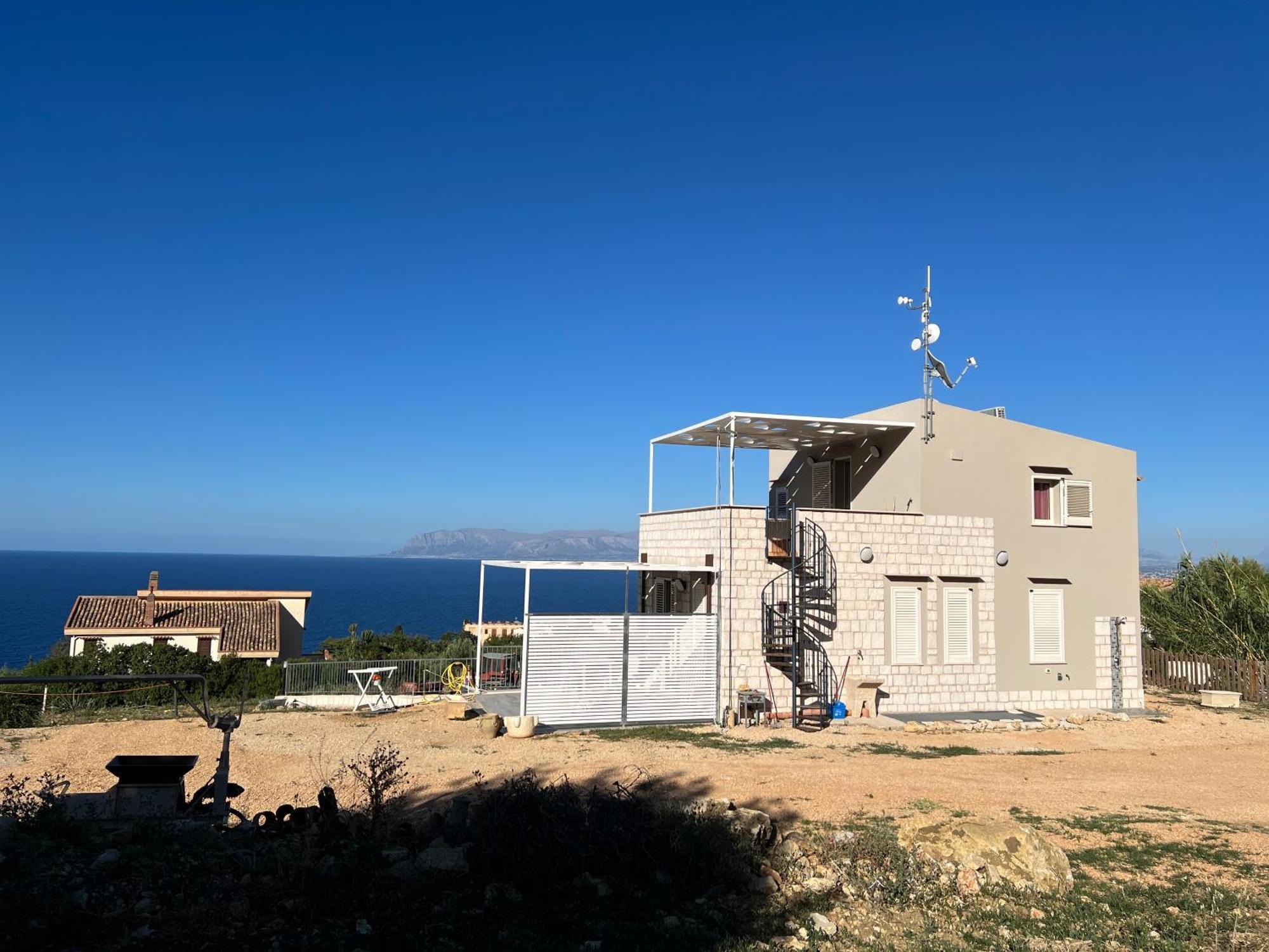 La Finestra Sul Mare Dello Zingaro Villa Scopello  Buitenkant foto