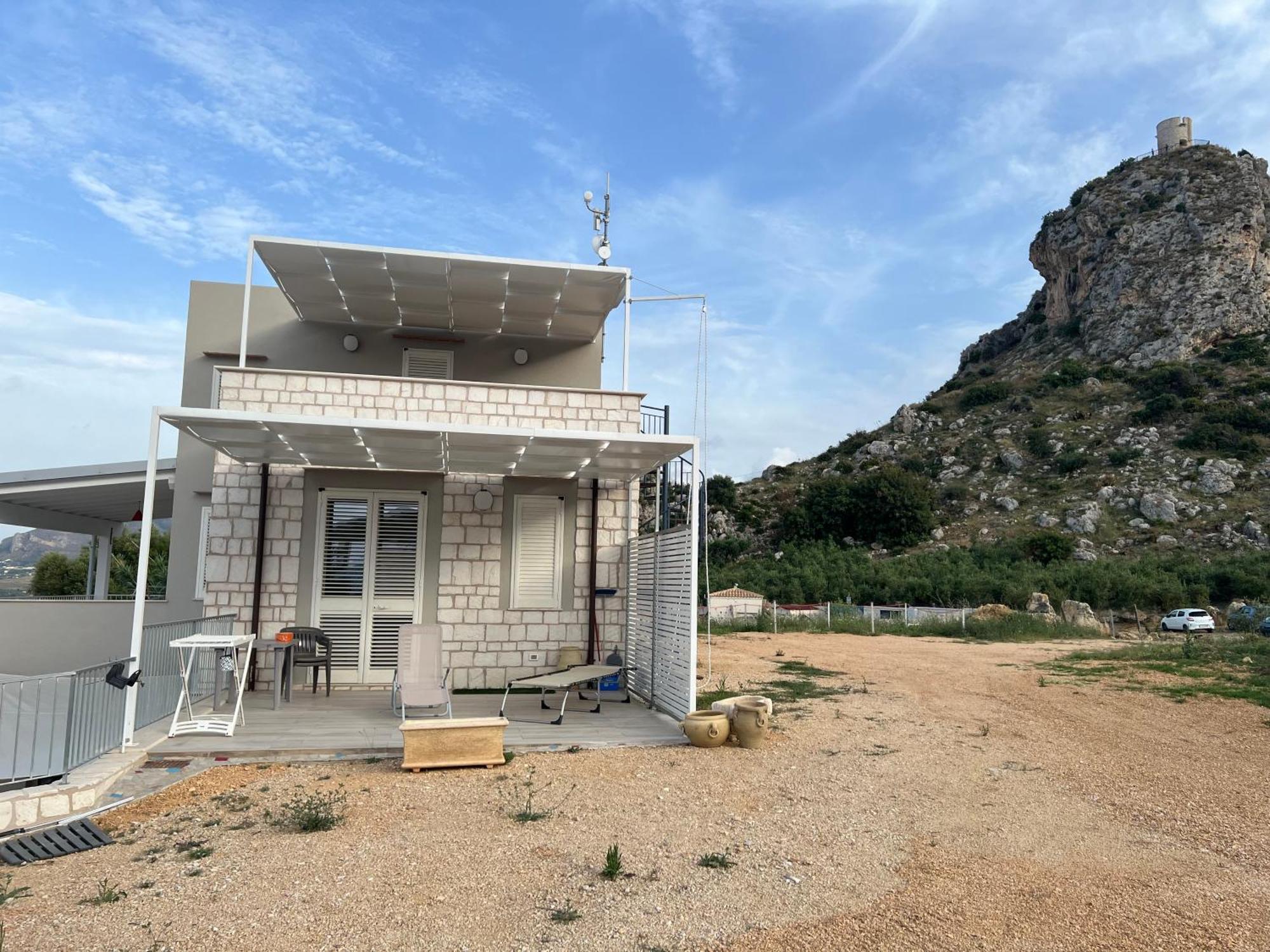 La Finestra Sul Mare Dello Zingaro Villa Scopello  Buitenkant foto